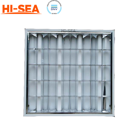 Stainless Steel Fluorescent Grid Light